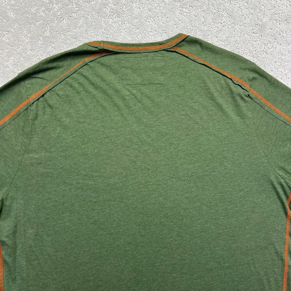 Carbon2Cobalt T-Shirt Mens XL Green Contrast Stitch Organic Cotton Blend - Picture 9 of 12